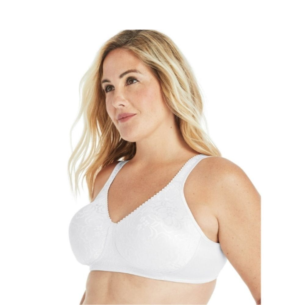 PLAYTEX 18 Hour White Ultimate Lift and Support Wire Free #4745 Comfort Straps